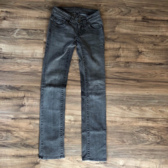 Court St Jeans Gray Straight Leg 24 - Picture 2 of 10